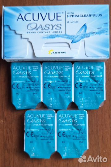 Линзы контактные acuvue oasys двухнедельные