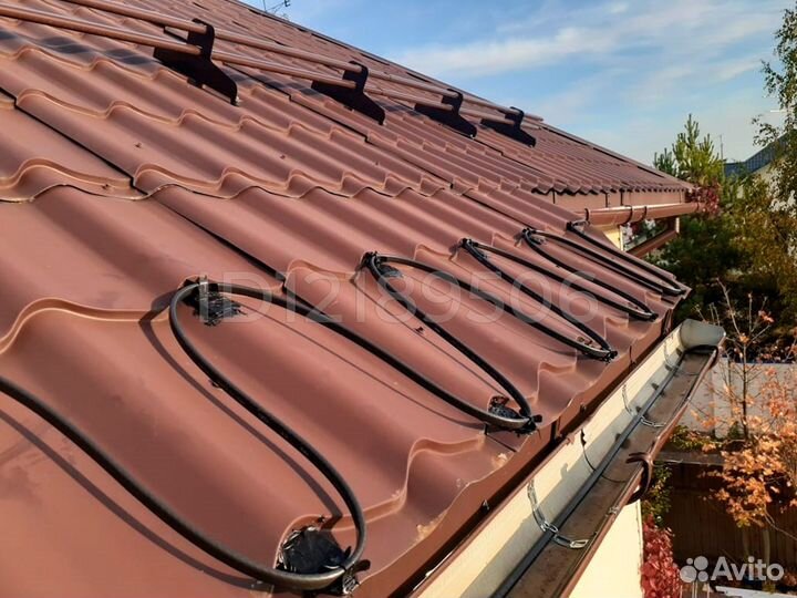 Обогрев кровли и водостоков. Обогрев площадок