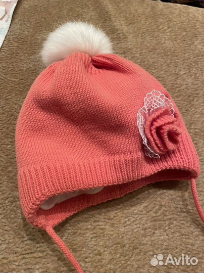 Шапка для девочки зима