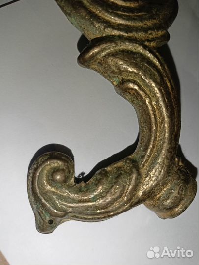 Рожки в сборе лот для люстры бра латунь бронза