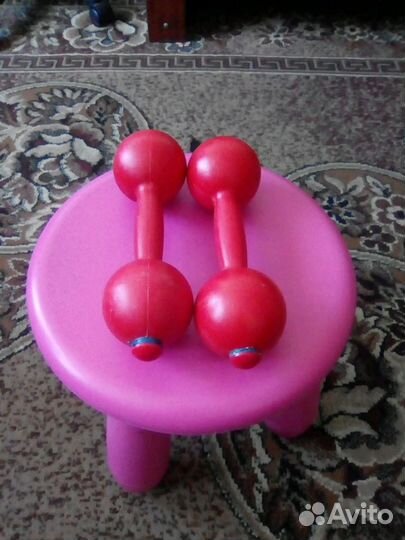 Гантели пластиковые