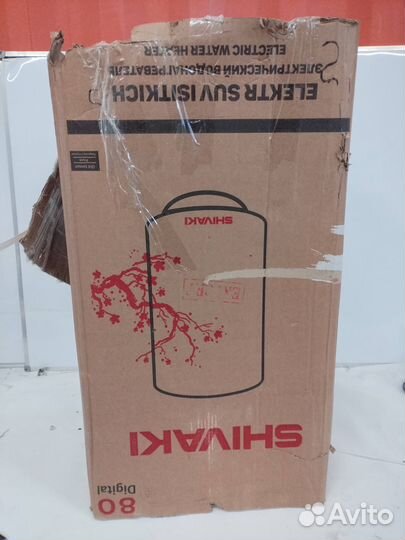 Водонагреватель shivaki SHD WH 2.0 кВ 80 л. с дисплеем
