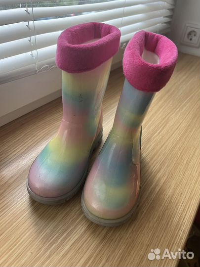 Резиновые сапоги 29р для девочки