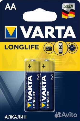 Батарея varta LR6(AA) в наборе 2 шт