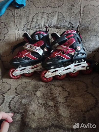 Роликовые коньки детские раздвижные