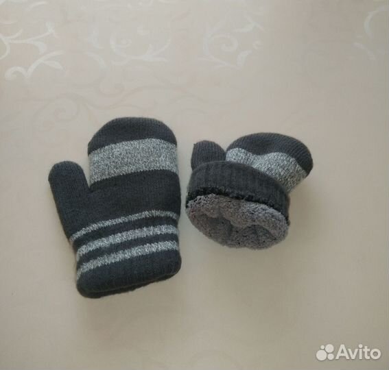 Варежки Перчатки 1-3 года