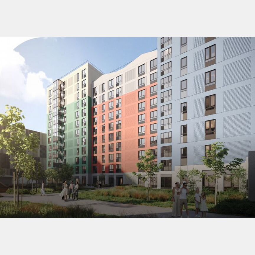 1-к. квартира, 34,6 м², 5/12 эт.