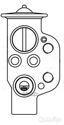 Клапан расширительный кондиционера seat toledo