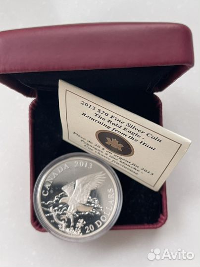 Канада Орел серебро