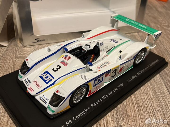 Audi R8 3.6L N 3 winner 24h LM 2005 1/18 Spark