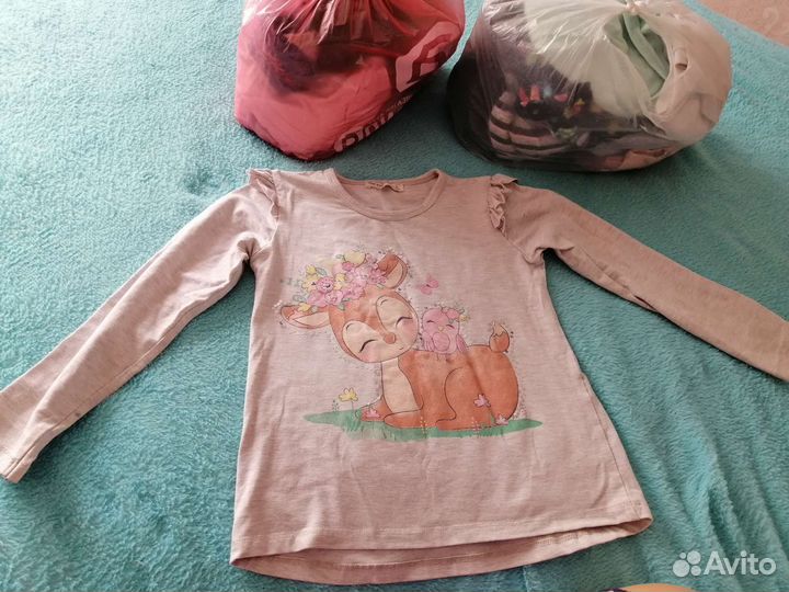 Детские вещи пакетом для девочек 104 110
