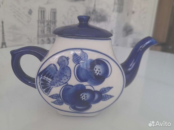 Заварочный чайник гжель СССР