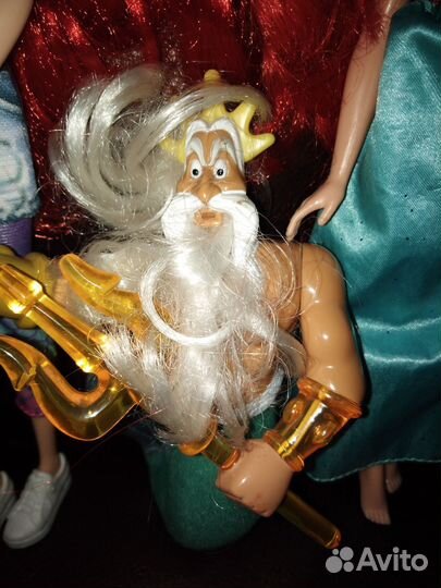 Куклы дисней русалочка ариэль и тритон