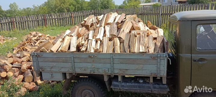 Дрова колотые сосна