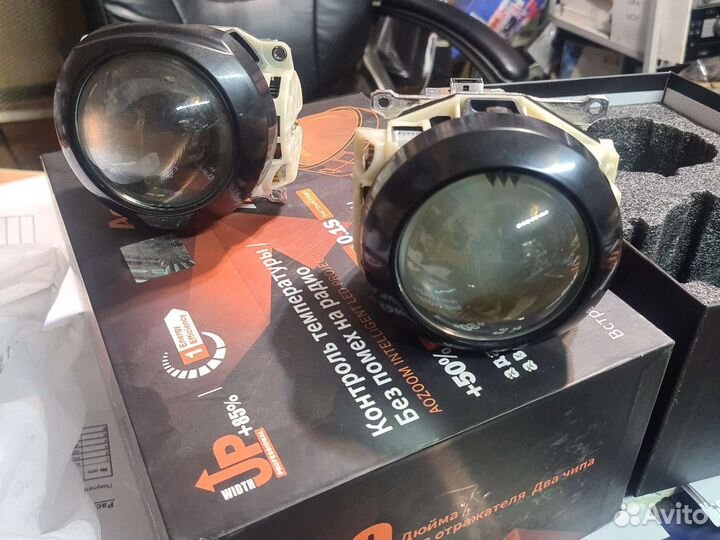 Audi q7 2010-2015 г линзы фар с лампами