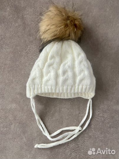 Шапка зимняя 0-6 мес