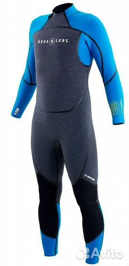 Мужской длинный гидрокостюм для дайвинга Aquaflex