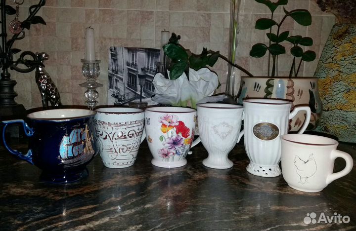 Чашки керамические