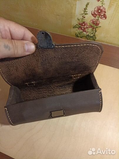 Сумка велосипедная из натуральной кожи