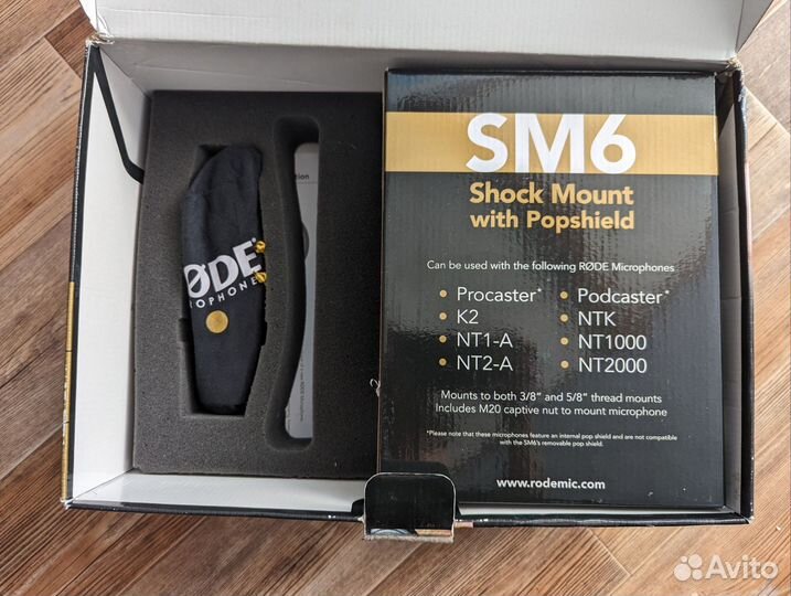 Микрофон rode NT1-A + пантограф rode PSA1