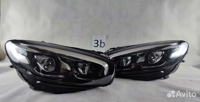 Фары комплект Full led Mercedes SL 231 рестайлинг