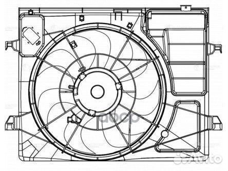 Э/вентилятор охл. для а/м KIA Cerato II (09)