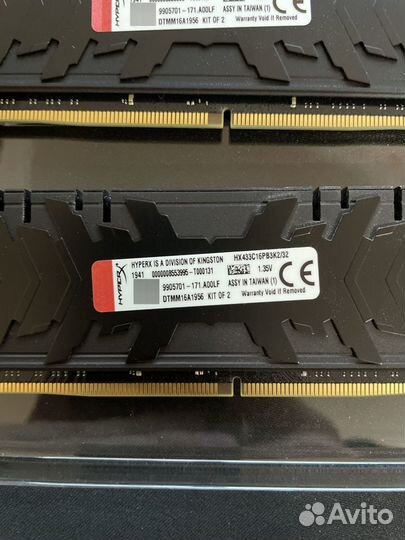 Kingston hyperx predator ddr4 32gb (2x16gb)