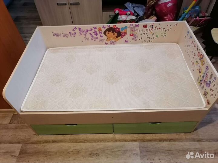 Детская кровать от 3 лет с бортиками бу