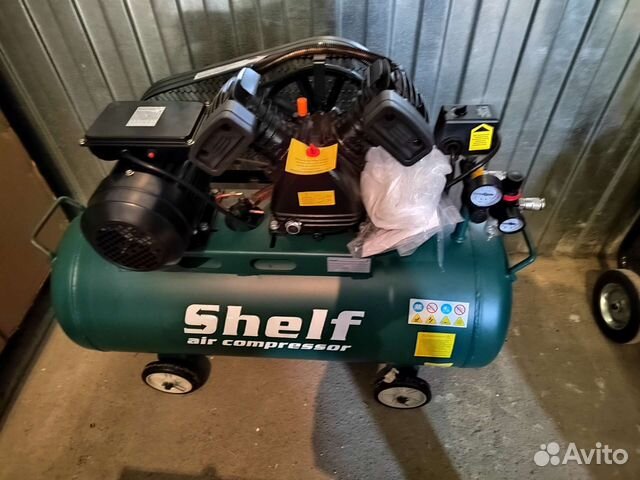 Компрессор воздушный ременный Shelf 480/100 220В купить в Ростове-на ...