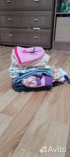 Пакет одежды на девочку 80 размер