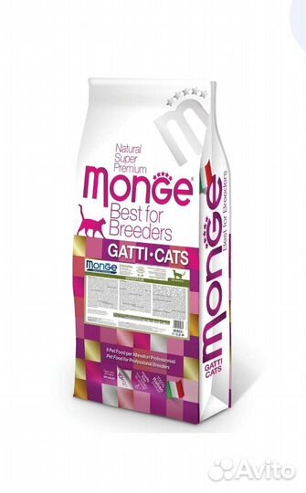 Сухой корм Monge для кошек