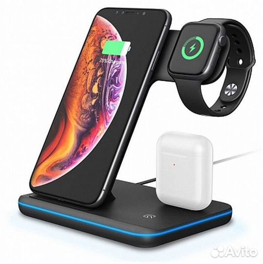 Беспроводное зарядное устройство 3 в 1