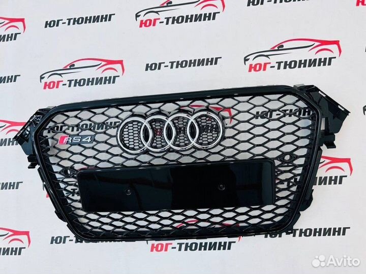 Решетка в стиле RS на Audi A4 B8 рест дизайн 2