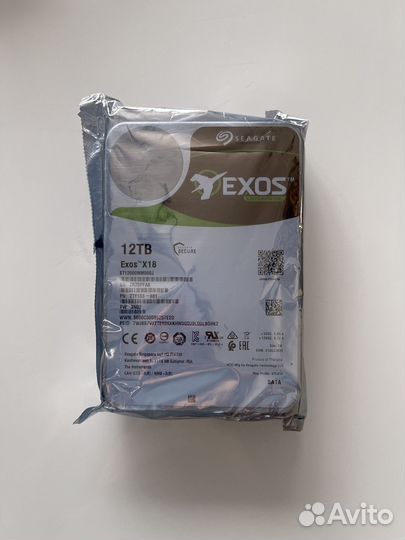 Жесткий диск 12 Тб Seagate Exos ST12000NM000J