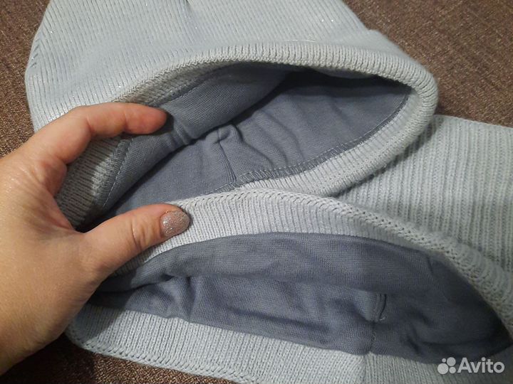 Комплект шапка и снуд для девочки