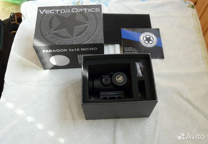 Призматический прицел Vector optics paragon 3x18