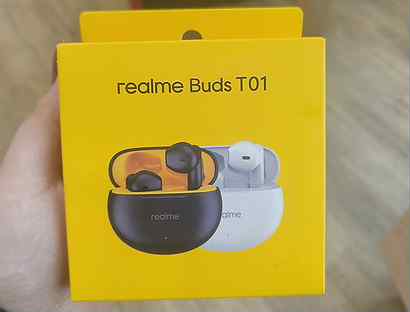 Наушники Realme Buds T01 оригинал белые