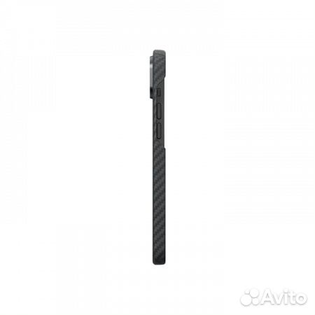 Чехол Pitaka KI1401 для iPhone 14 черно-серый, Ma