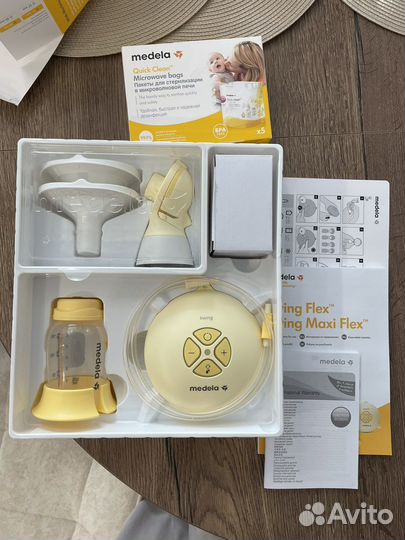 Молокоотсос электрический medela swing flex