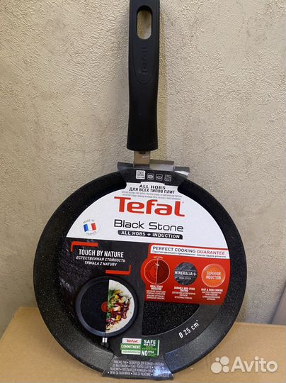 Сковорода для блинов Tefal 25 см Black Stone