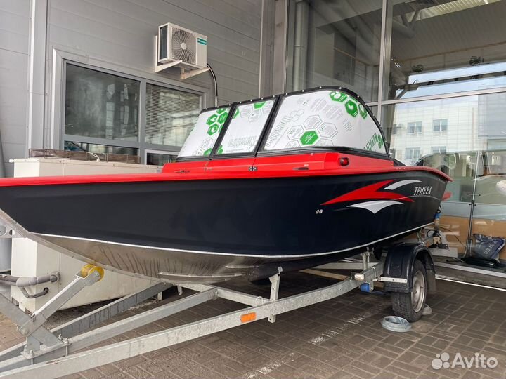 Алюминиевая моторная лодка 