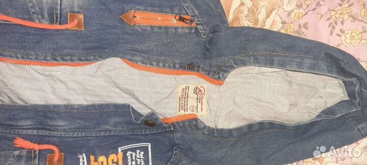 Джинсовая куртка для мальчика 128