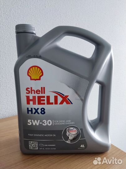 Моторное масло Shell Helix HX8 Synthetic 5W-30