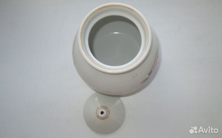 Фарфор. сахарница з-д песочное, целая, СССР