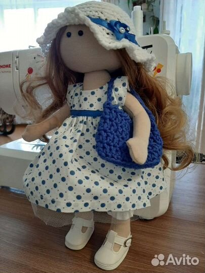 Кукла интерьерная текстильная