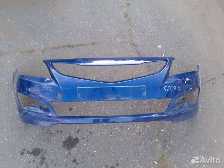 Передний бампер Hyundai Solaris 2016