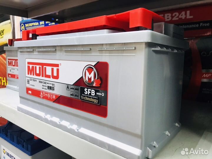 Аккумуляторы Mutlu 100 Ah 950A
