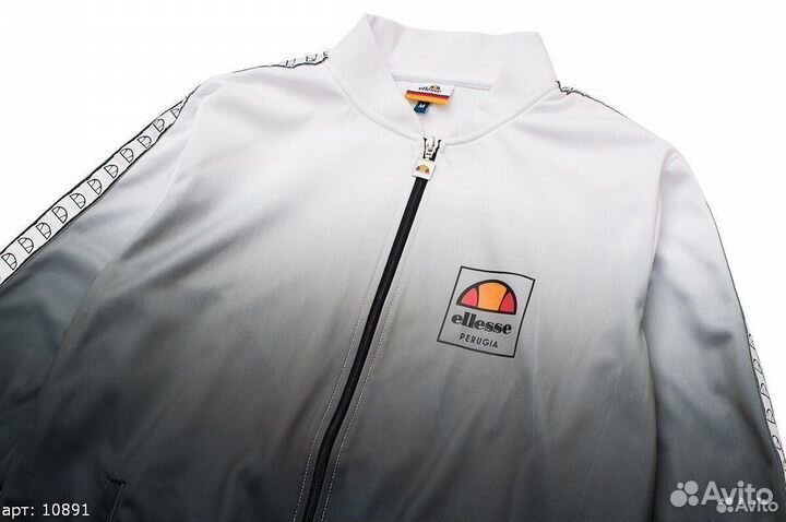 Олимпийка Ellesse gray gradient Чёрная