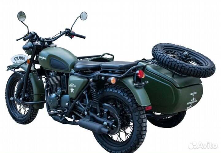 Мотоцикл с коляской groza defender 500 (4T EFI) (2