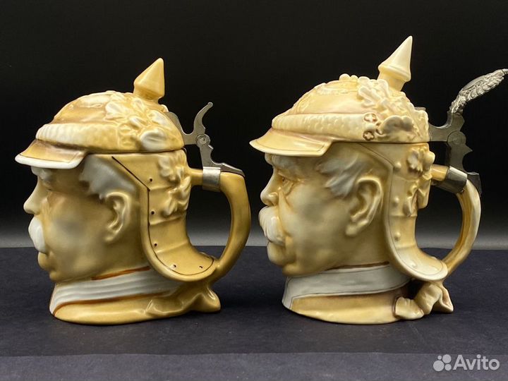 Антикварные кружки Alt Beck & Gotts и Schierholz